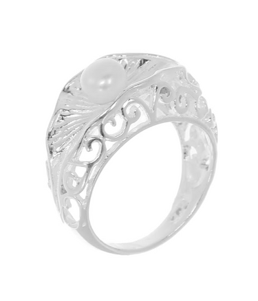 Anillo Concha c/perla